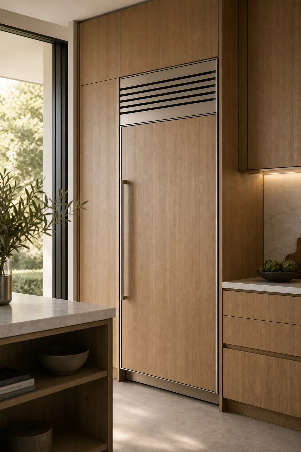 Newer 94568 kitchens were designed around tall towers